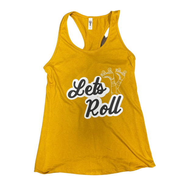 Lets Roll Tank Top Yellow